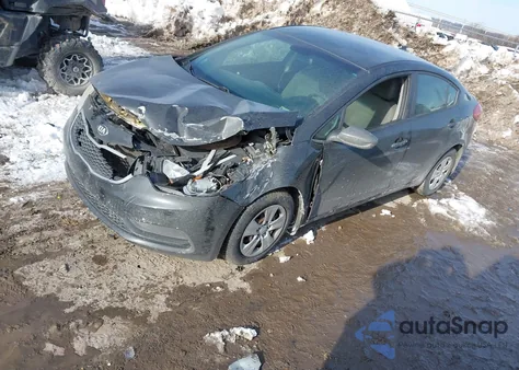 2016 Kia Forte Lx from USA, damaged, VIN KNAFK4A61G5524928